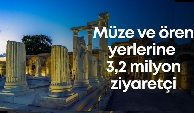 Antalya'nın müze ve ören yerlerine 3,2 milyon ziyaretçi