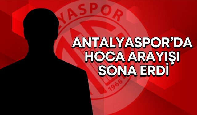 Antalyaspor’da hoca arayışı sona erdi! İşte o isim