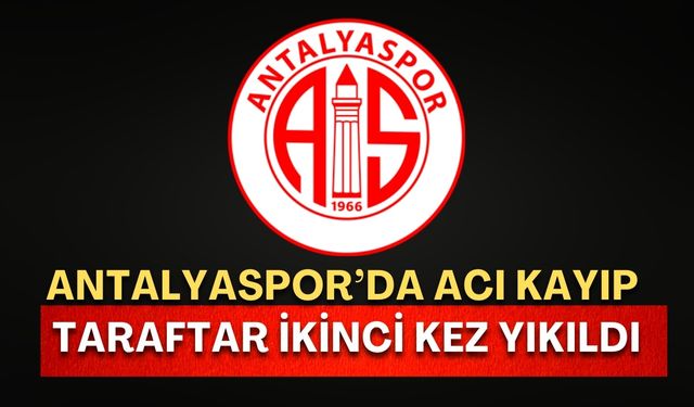 Antalyaspor yasa boğuldu
