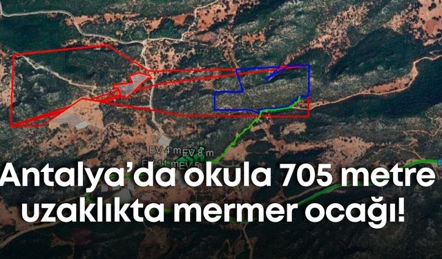 Demre’de tartışmalı mermer ocağı: Orman’dan dikkat çeken rapor