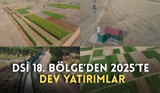 DSİ 18. Bölge’den 2025’te dev yatırımlar