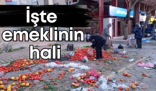 Antalya’da yürek sızlatan kareler! Emekli vatandaş perişan…