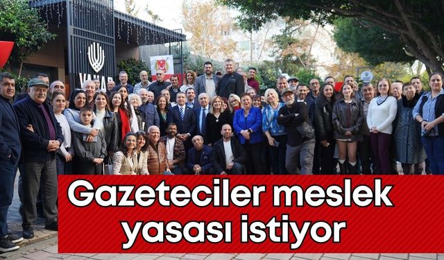 Antalyalı gazeteciler meslek yasası istiyor