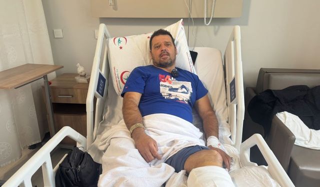 "Kedi canlı" Mehmet yine hastanelik oldu: 13'üncü kazasında bacağını kırdı