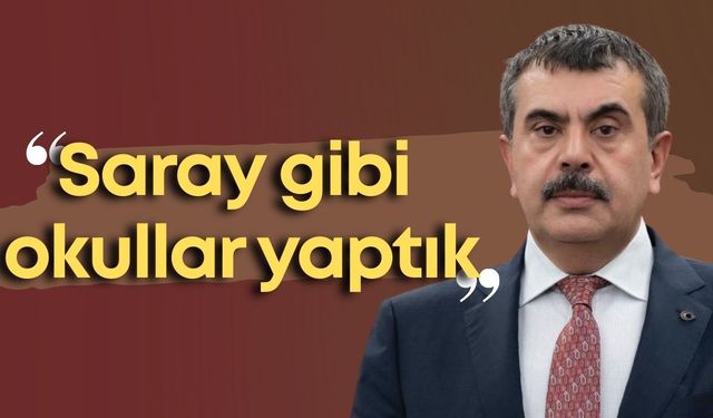 Milli Eğitim Bakanı Antalya’da konuştu: “Saray gibi okullar yaptık.”