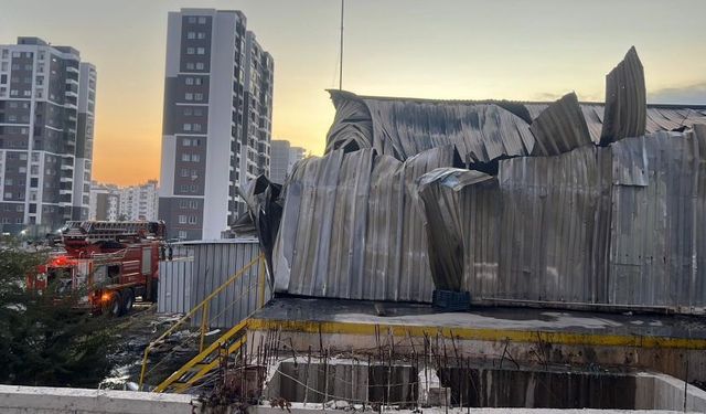 Mersin’de narenciye fabrikasında yangın!