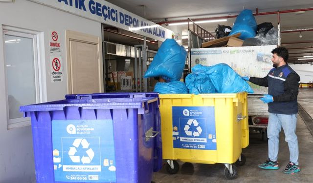 Antalya Büyükşehir'da doğa için sürdürülebilir adım: 32 ton atık bertaraf edildi