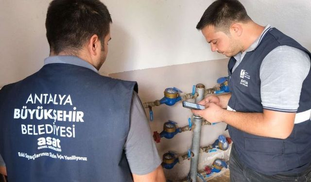 Antalya’da 940 milyon TL’lik sayaç yenileme seferberliği başlatıldı