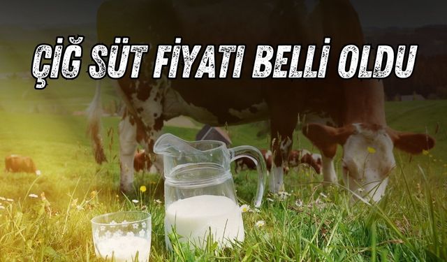 Üreticinin eline geçecek çiğ süt fiyatı 22,22 TL