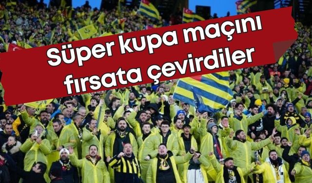 Antalya’da uyanıkların böylesi! Süper kupa maçını fırsata çevirdiler