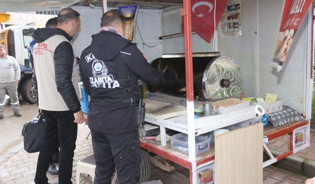 Kepez zabıtasından işgal avı