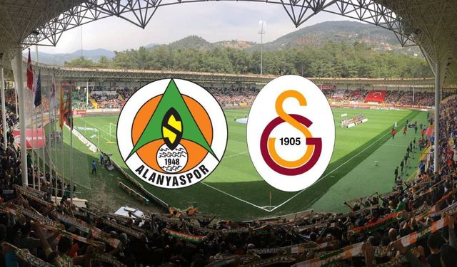 Trendyol Süper Lig: Galatasaray: 1 - Corendon Alanyaspor: 0 (İlk yarı)