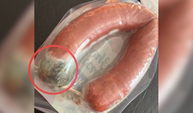Antalya’da sucuk rezaleti! Son kullanma tarihinden önce küflendi!
