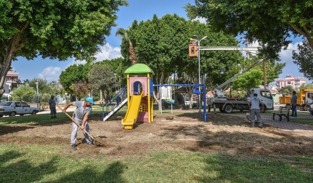 Kepez’e 83 bin metrekare yeni yeşil alan