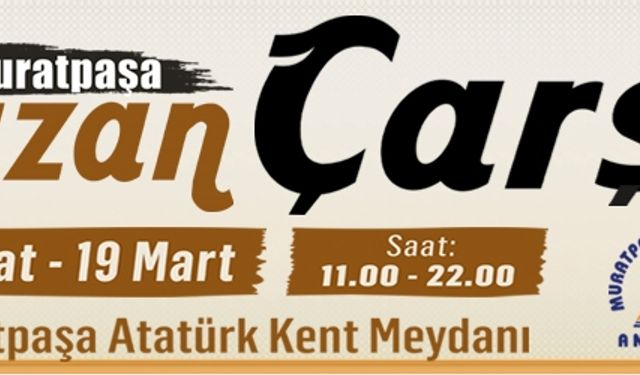 MURATPAŞA BELEDİYESİ RAMAZAN ÇARŞISI DUYURUSU