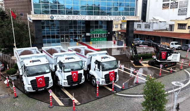 Serik Belediyesi araç filosunu güçlendirdi