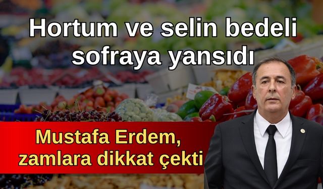 Mustafa Erdem, fırtına sonrası zamlara dikkat çekti