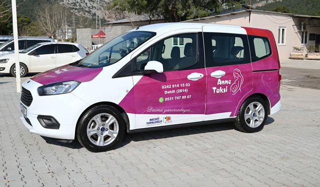 Kemer'de devrim gibi proje: Anne Taksi yollarda!