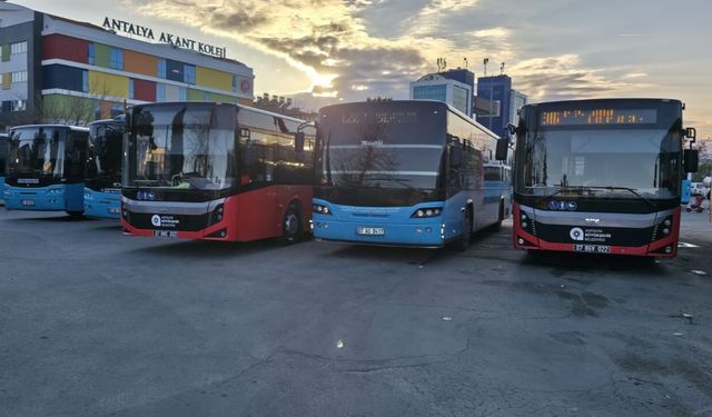 Antalya'da otobüs seferlerine bayram düzenlemesi! Saatler değişti