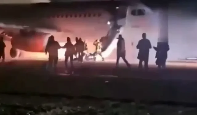 Antalya’da alev topuna dönen Rus uçağın akıbeti belli oldu! Tek tek sökülüyor