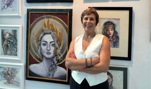 İzmir’den Antalya’ya uzanan sanat yolculuğu! Ressam Asuman Altınel’in ilham veren hikayesi