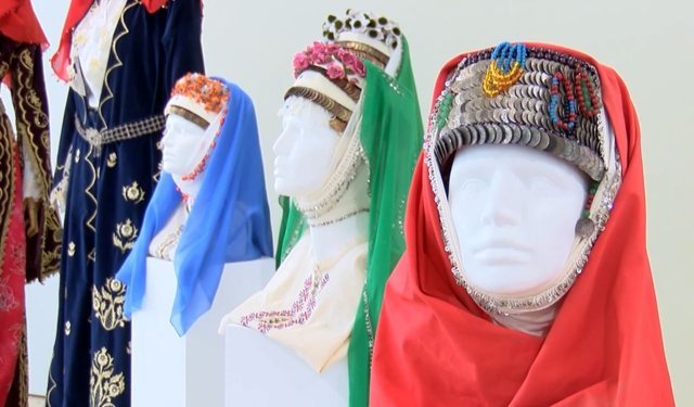 Teke Yöresi’nin geleneksel kadın başlıkları Antalya’da gün yüzüne çıktı