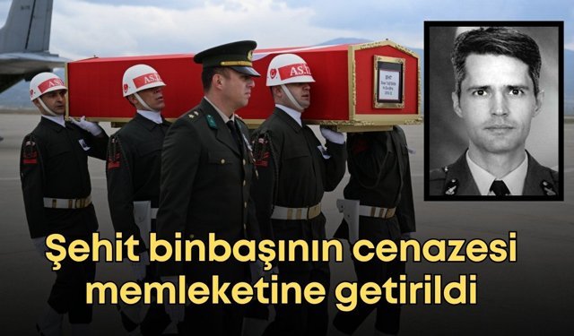 Şehit Binbaşı Sinan Taştekin'in cenazesi memleketine getirildi