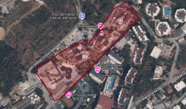 Alanya’da 230 milyonluk otel icradan satışta