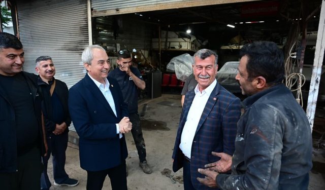 Mesut Kocagöz'den esnaf ziyareti