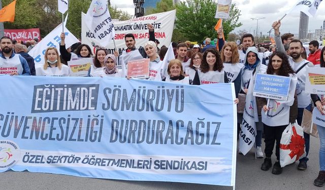 Antalya'da öğretmenler 1 Mayıs’ta alanlara iniyor!