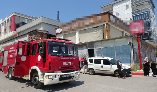Kepez'de üretim tesisinde korkutan patlama