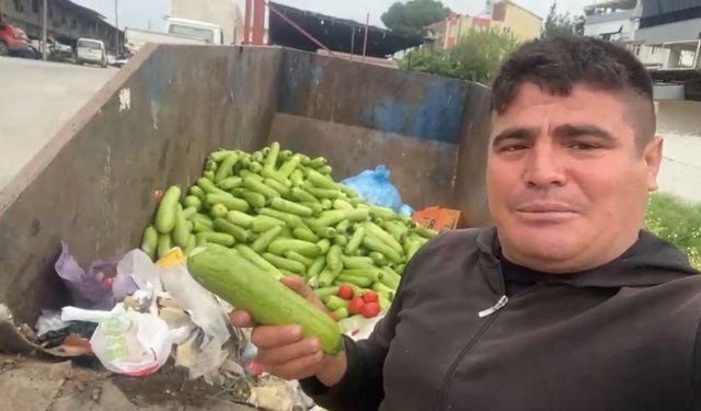 Antalya'da üreticinin bin bir emekle ürettiği sebzeler çöpe döküldü!