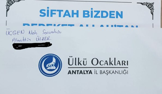 Ülkücülerin siftah parası tartışma yarattı: Bu paraya ekmek dahi alınmıyor