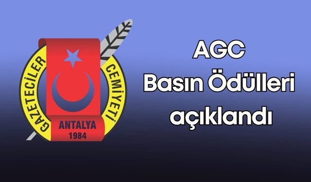 AGC 2025 Basın Ödülleri açıklandı
