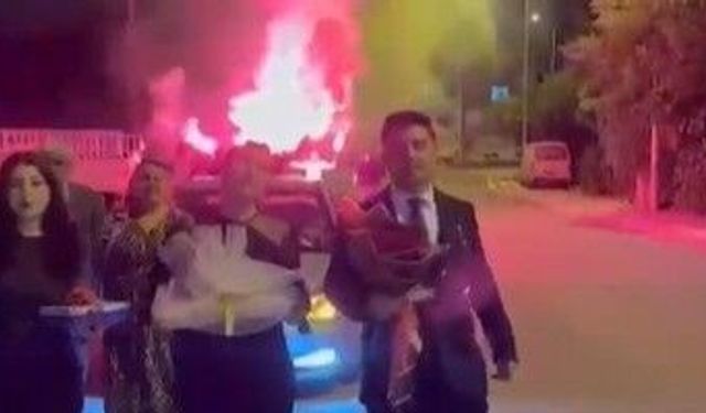 Antalya’da maça gider gibi kız istemeye gittiler!