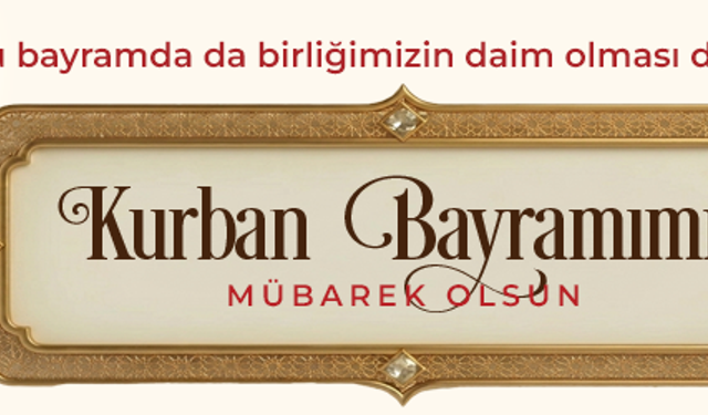 AESOB KURBAN BAYRAMI KUTLAMA MESAJI