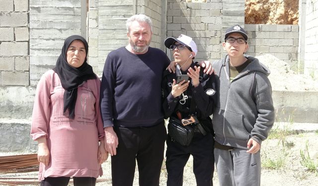 Engelli çocukları için yaptırdığı ev yarım kaldı
