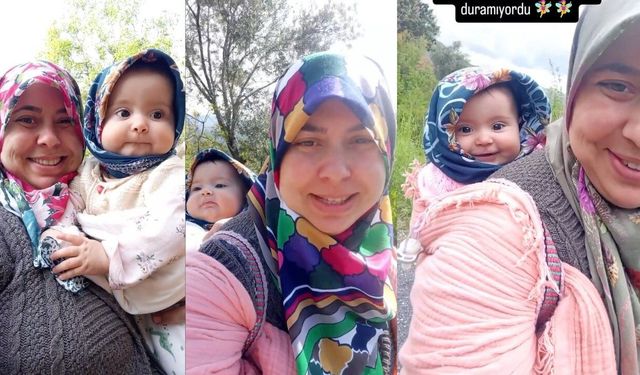Gündoğmuş’ta Gökçe bebek sosyal medyada gönülleri ısıttı