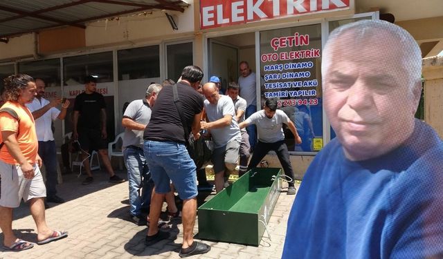 Antalya'da oto elektrik ustası iş yerinde ölü bulundu