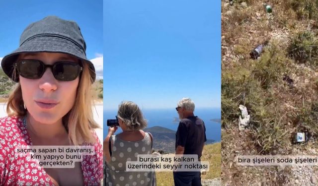 Kaş’ın eşsiz manzarasına çöp gölgesi