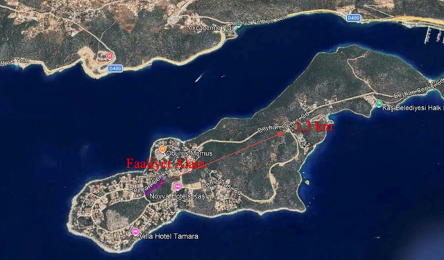 Kaş’ta “Kontrollü kullanım alanına” 162 yataklı otel projesi