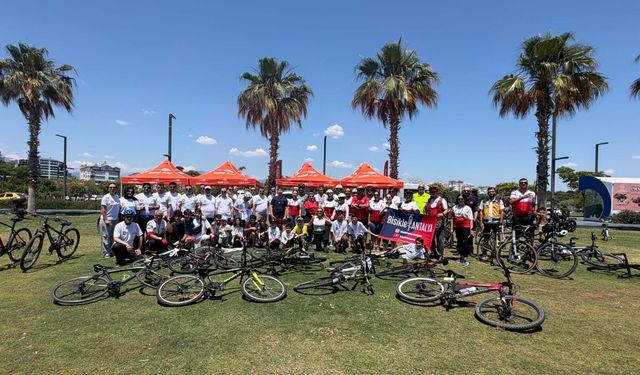 Antalya’da gelecek için pedal çevirdiler
