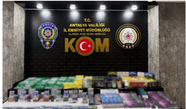 Antalya Emniyeti'nden kaçakçılık operasyonu: 1 haftada 16 gözaltı