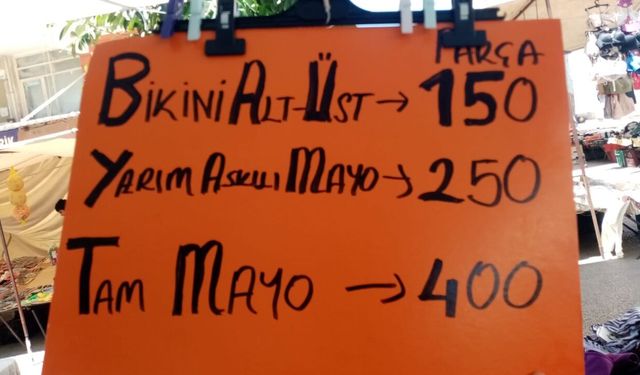 Antalya'da 150 TL’ye bikini!