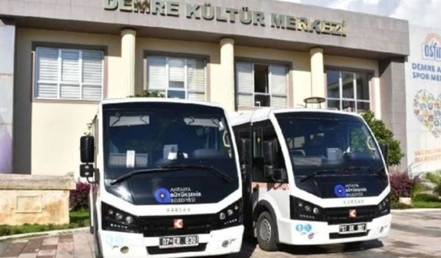 Demre’de yazlık dolmuş seferleri başladı: İşte yeni güzergah ve saatler