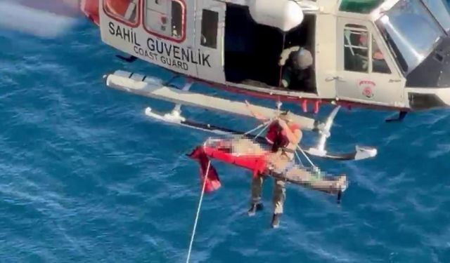 Gazipaşa'da uçurumdan denize düşen otomobil sürücüsünden acı haber