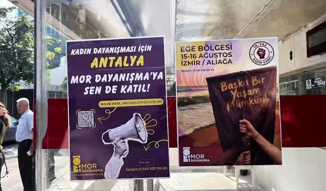 Mor Dayanışma'dan Antalya'da feminist mücadeleye çağrı