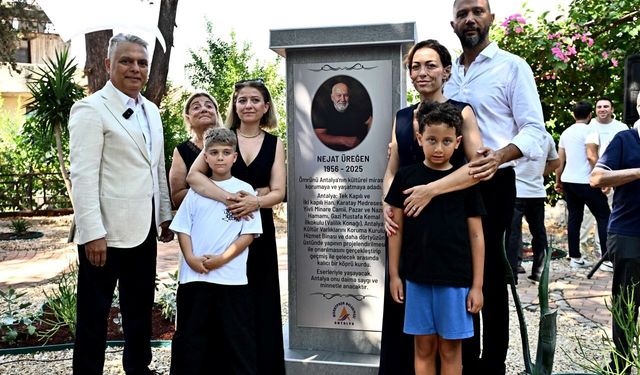 Kaleiçi’ne ömrünü adayan Nejat Üreğen'e anlamlı vefa