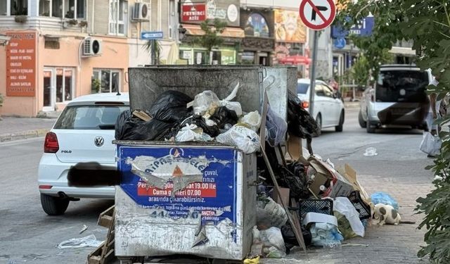 Muratpaşa'da çöp tepkisi!