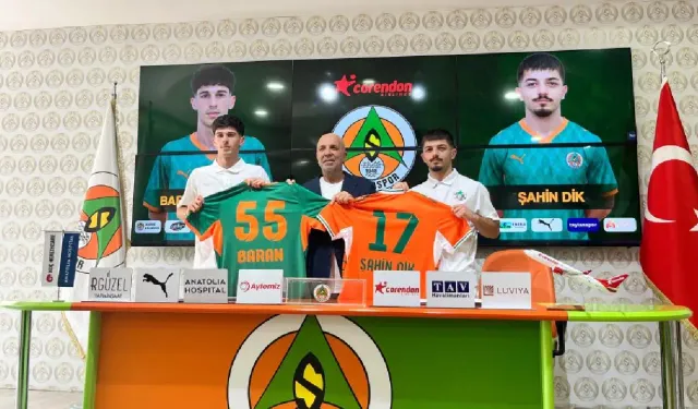 Alanyaspor'dan çifte transfer!